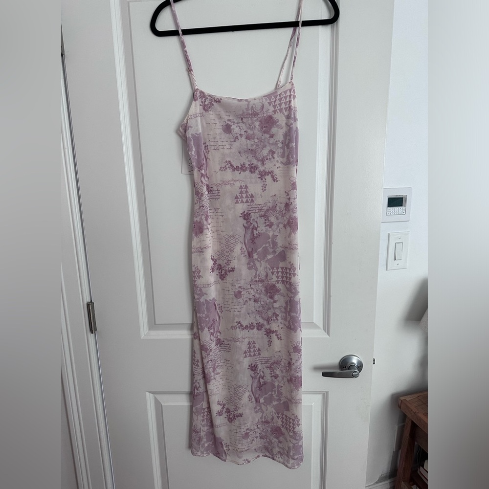 NWT resa midi slip dress